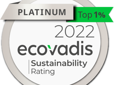 Platinová medaile ELis: EcoVadis 2022